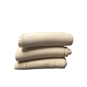 dekentje gebroken wit