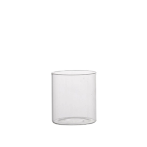 kleine glazen cilindervaas set