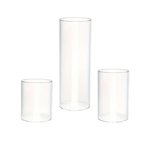 grote glazen cilindervaas
