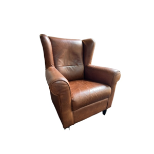 bruine loungestoel
