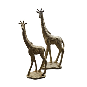 set gouden giraffe