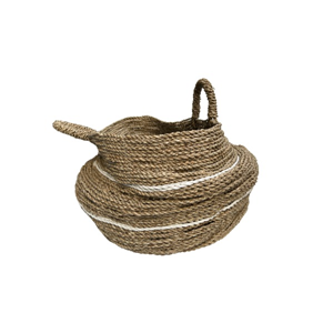 organische gevlochten mand