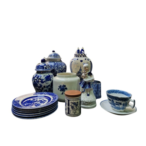 delfs blauw set mix