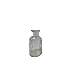ribbelvaasje clear glas xs