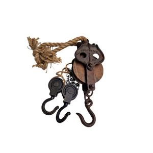 set decoratieve katrollen