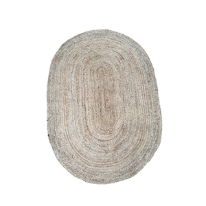 naturel tapijt ovaal