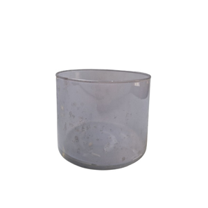 theelichthouder blauw glas
