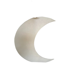 achterwand maan beige gestucte textuur