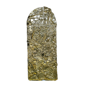 achterwand gold wrinklefoil boog