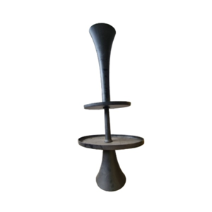 zwarte XL etagere vaas