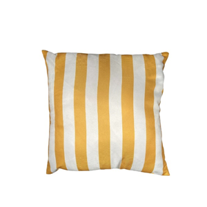 kussen stripe yellow vierkant