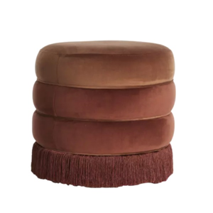 poef parisienne terracotta