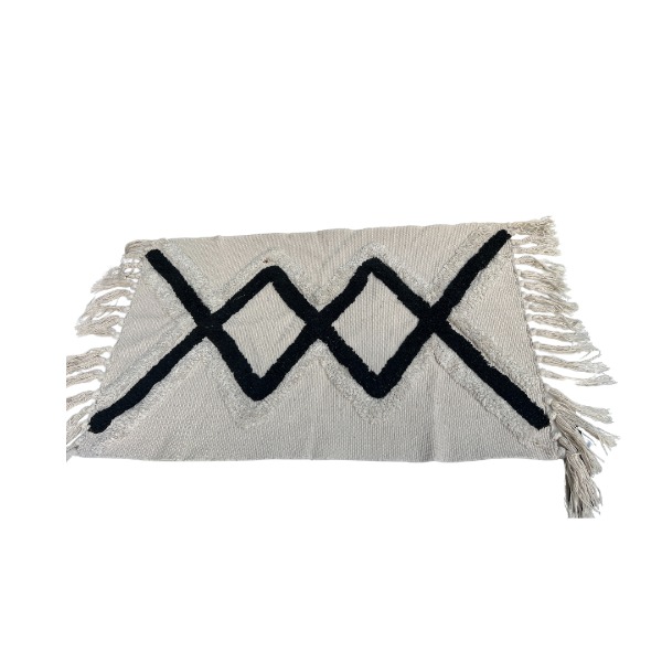 mini boho tapijt black cross