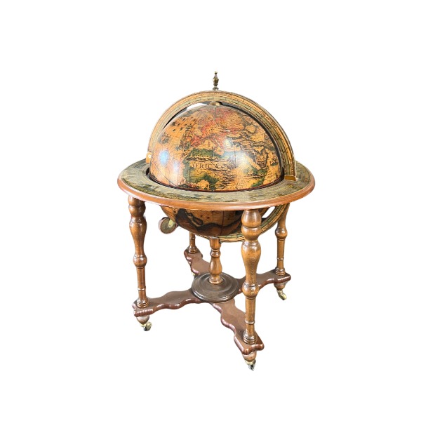 houten wereldbol
