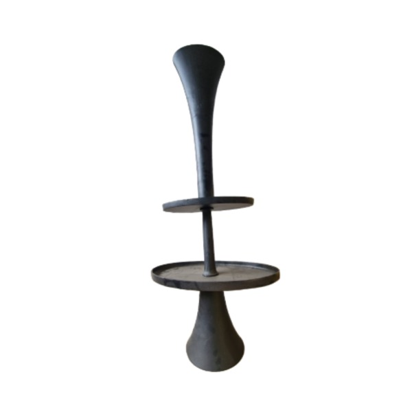 zwarte XL etagere vaas