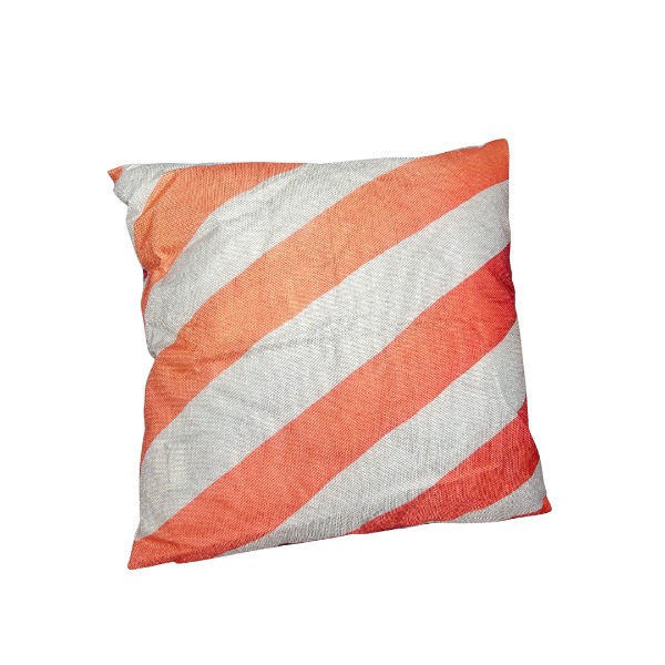 kussen oranje stripes